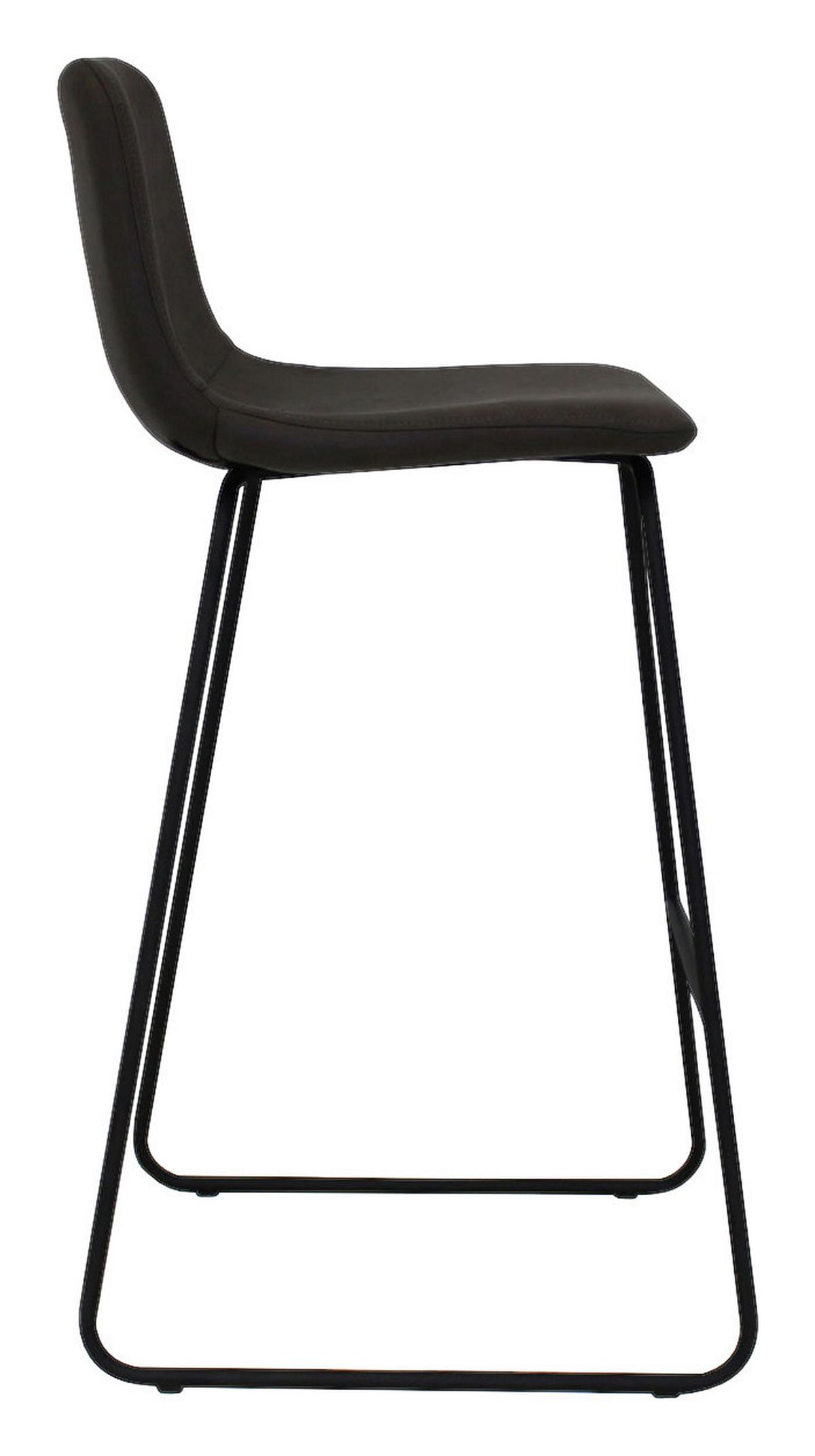 Barhocker-Set Byron - Anthrazit/Schwarz, LIFESTYLE, Kunststoff/Metall (48/102/54cm) - MID.YOU