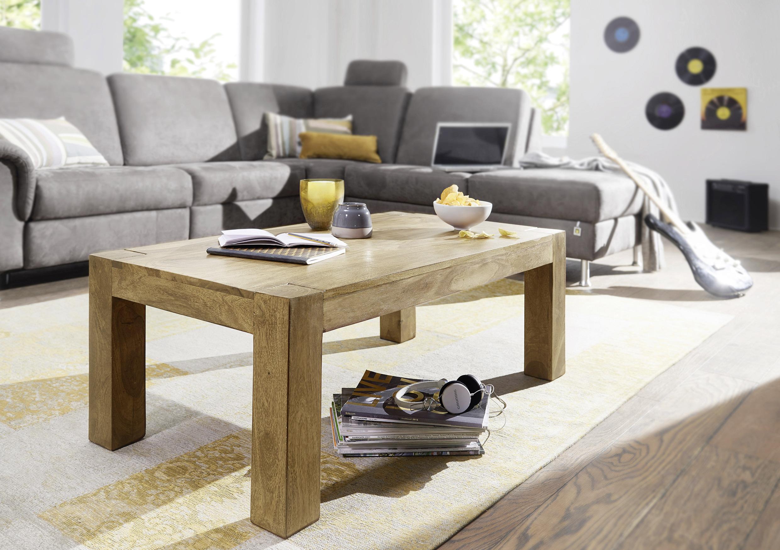 Couchtisch Holz Massiv Mumbai, Akazie