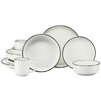 KOMBINOVANÁ SOUPRAVA NORDIC FESTIVE CREME - krémová/barvy zlata, Basics, keramika - Creatable