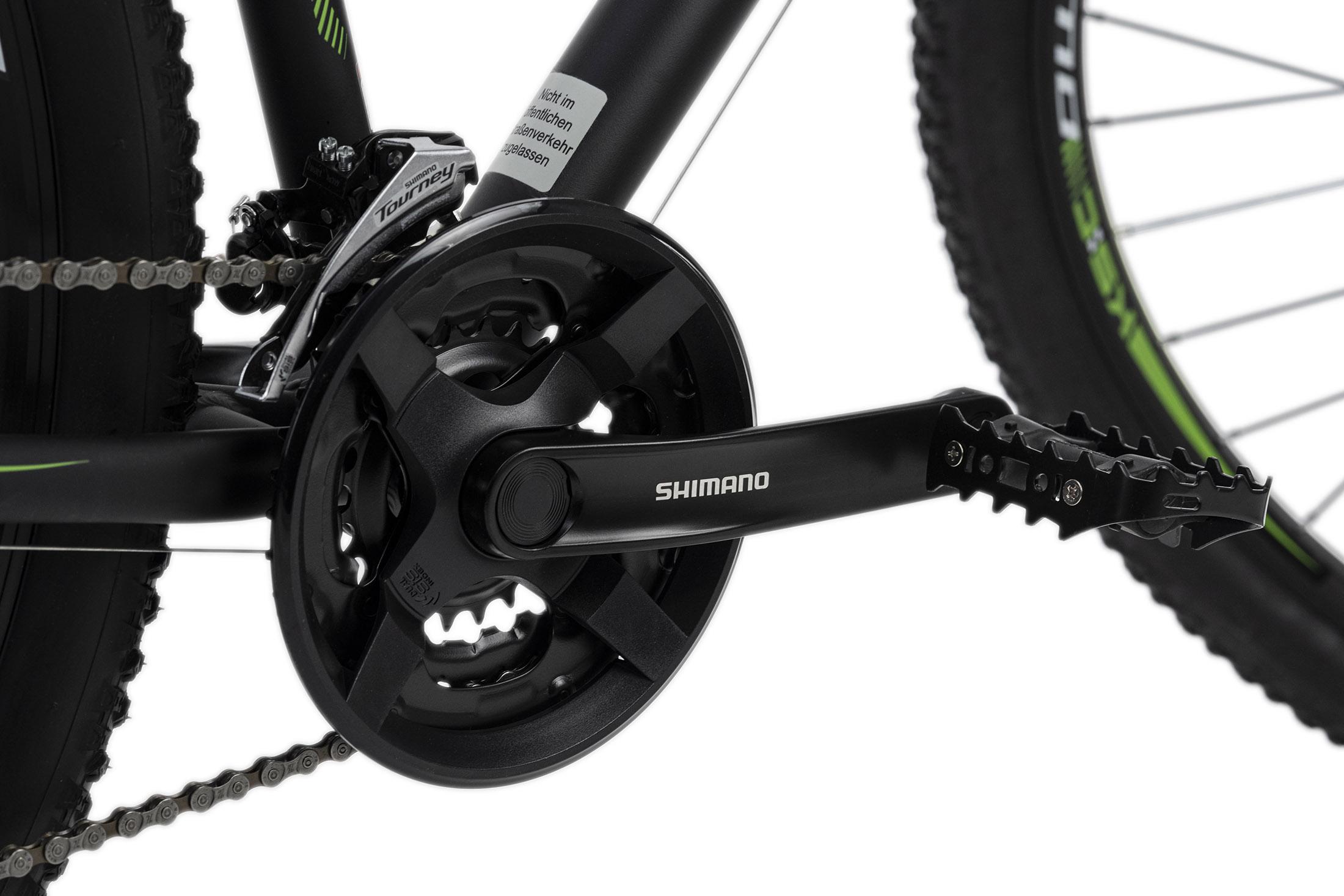 MTB mit SHIMANO-Gangschaltung