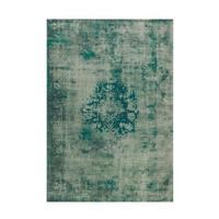 Flachwebteppich Vintage 8403 Grün, 200x290 cm - Grün, KONVENTIONELL, Textil (200/290cm)