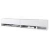 Lowboard Amadeo A180 Weiss B: 180 Cm - Weiß/Grau, LIFESTYLE, Holzwerkstoff (180/30/31cm) - P & B