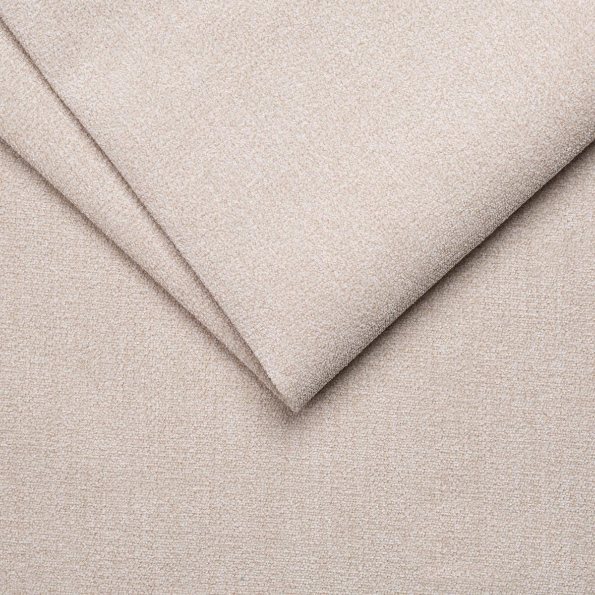 Ecksofa Lapis Creme S: 255/217 cm - Creme/Schwarz, KONVENTIONELL, Textil (255/217cm) - MID.YOU