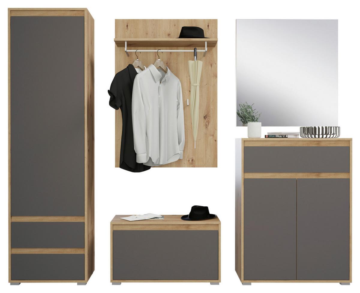 Wandspiegel Eckig Torino B: 76 Cm Modern - MODERN, Glas/Holzwerkstoff (76/80/2cm) - MID.YOU