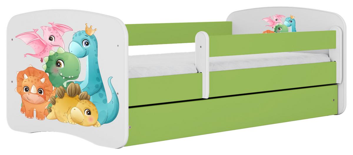 Kinder-/Juniorbett Babydreams Inkl. Matratze 80x160 - Birkefarben/Weiß, MODERN, Holz/Holzwerkstoff (80/160cm) - MID.YOU