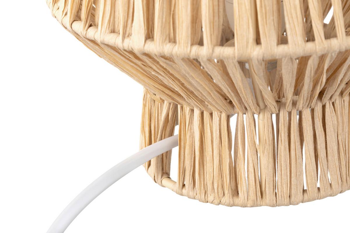 STOLNÍ LAMPA BALISTA - přírodní barvy, Moderní, kov/přírodní materiály (16/19cm) - Mömax