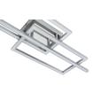 Led-deckenleuchte Nevi - Chromfarben/Silberfarben, MODERN, Kunststoff/Metall (63/24,5/7,7cm) - Luca Bessoni