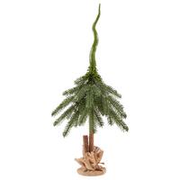 Dekor Karácsonyfa Dakota - barna/zöld, Konventionell, műanyag/textil (30/30/70cm) - Luca Bessoni