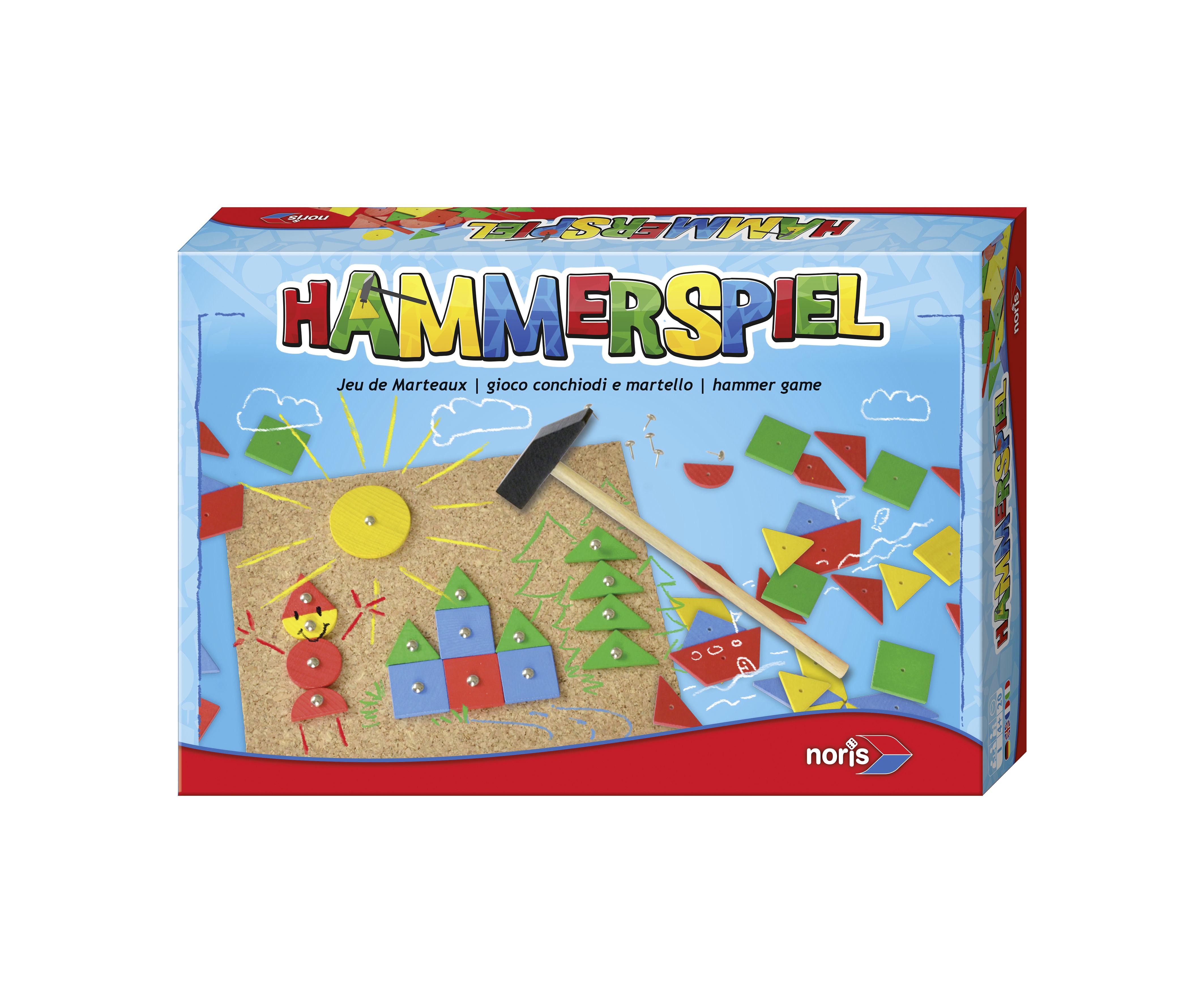 Lernspiel Hammerspiel Ab 4 Jahre mit Korkwand - Multicolor, Basics, Kunststoff (4,8/31,2/21,3cm)