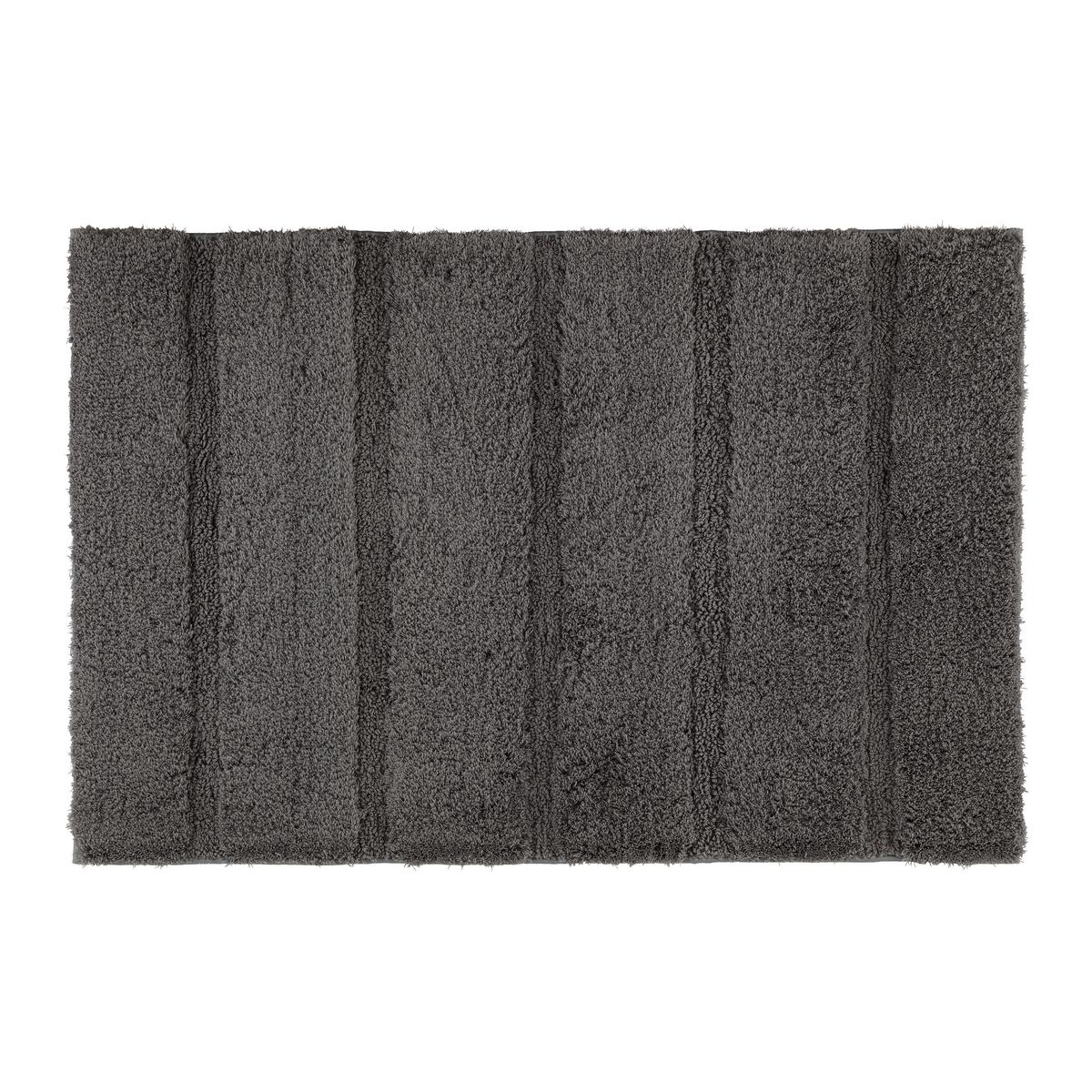 Koupelnová předložka Stripe, 60/90cm, antracit - antracitová, Moderní, textil (60/90cm) - Modern Living