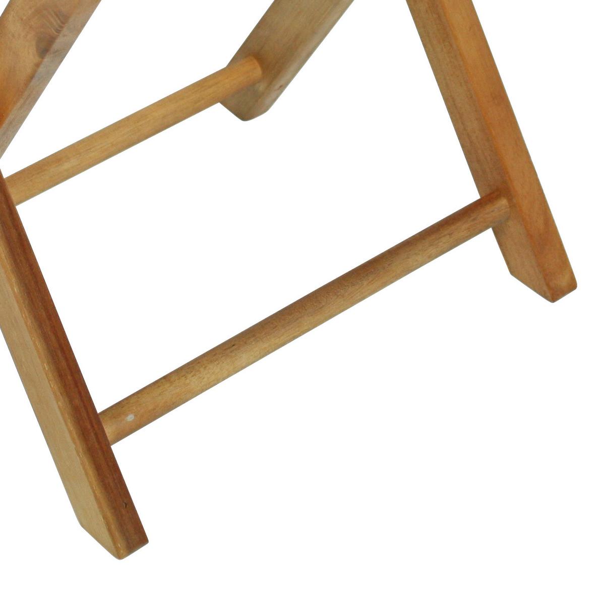 Klapphocker Tacoma - Braun, Basics, Holz (29/37/26,5cm)