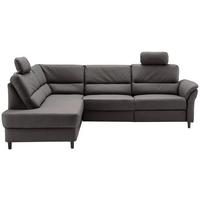 Ecksofa Cavoli Anthrazit S: 190x266 cm - Anthrazit/Schwarz, MODERN, Textil (190/266cm) - Livetastic