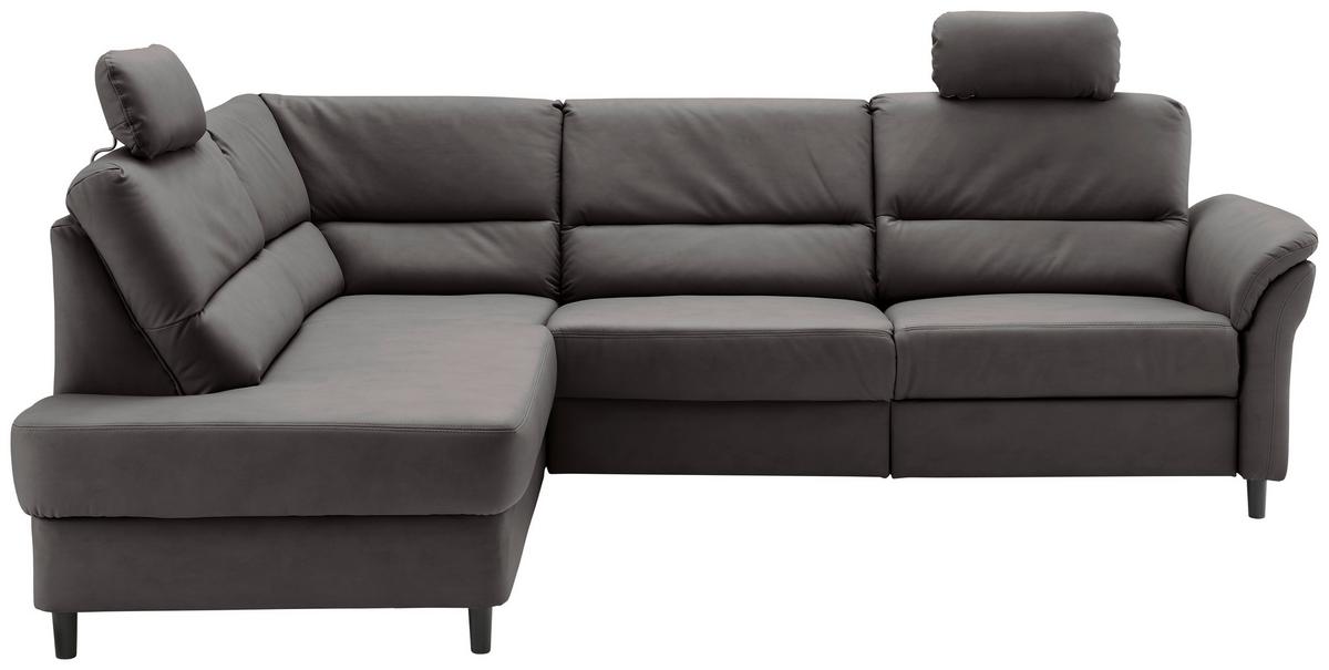Ecksofa Cavoli Anthrazit S: 190x266 cm - Anthrazit/Schwarz, MODERN, Textil (190/266cm) - Livetastic