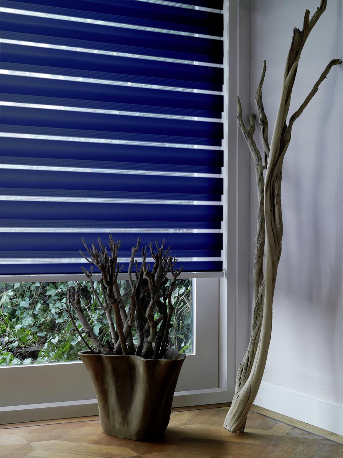 Verdunkelungsrollo Verdunkelnd Textil Bxl 95x175 Cm - Blau, Basics, Textil (95/175cm) - MID.YOU