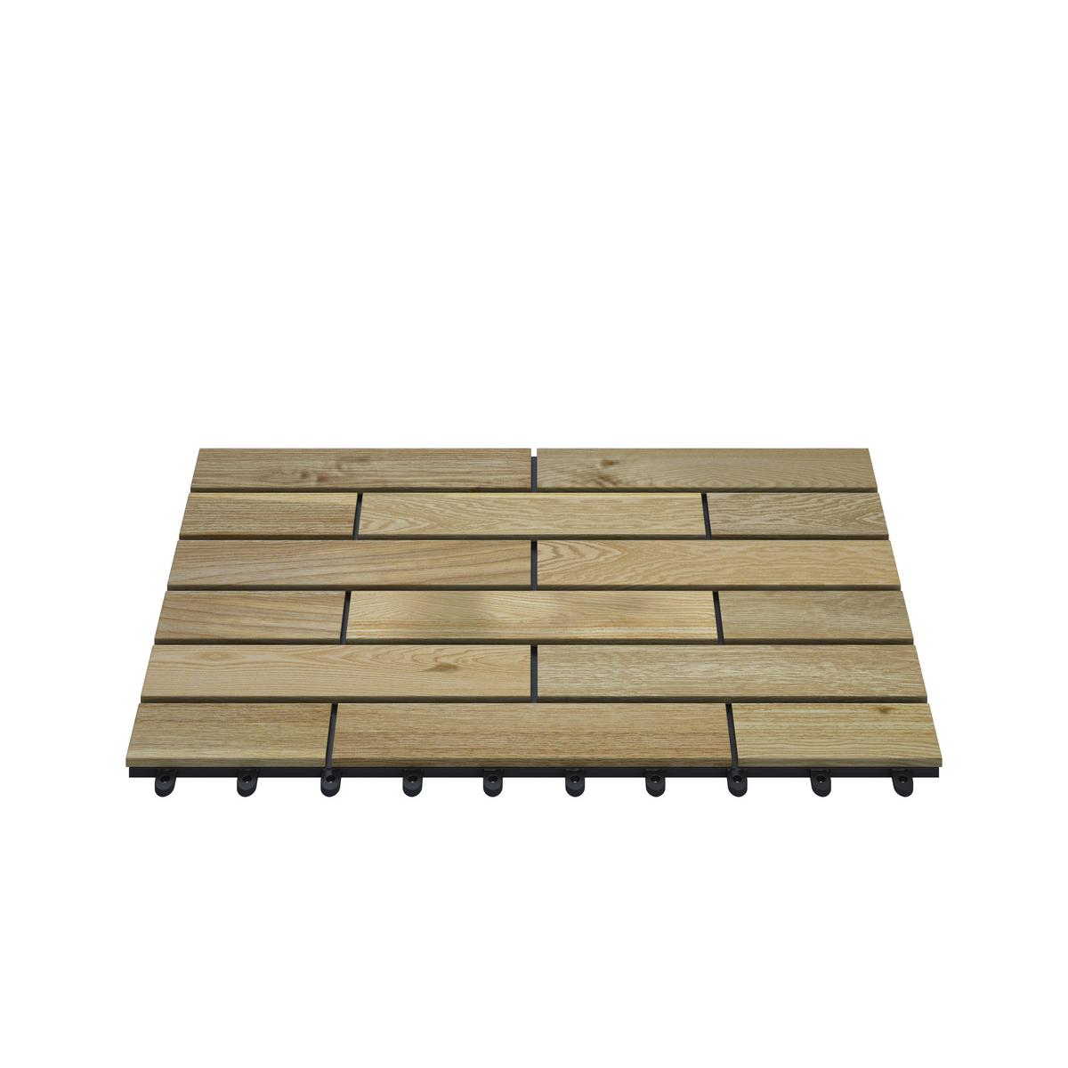 Terrassenfliese Xxl Fliese - Paul, 5er-Set - Akaziefarben, MODERN, Holz/Kunststoff (60/2,4/30cm) - James Wood