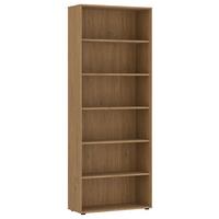 Regal Calzado Steineiche B: 75cm - Eichefarben/Schwarz, MODERN, Holzwerkstoff (75/200/35cm)