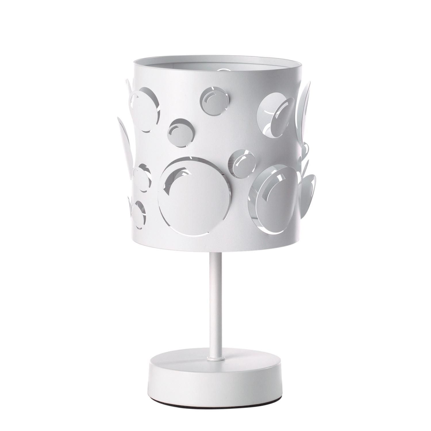 Kindertischleuchte 4895/L - Weiß, Design, Metall (15/22cm)