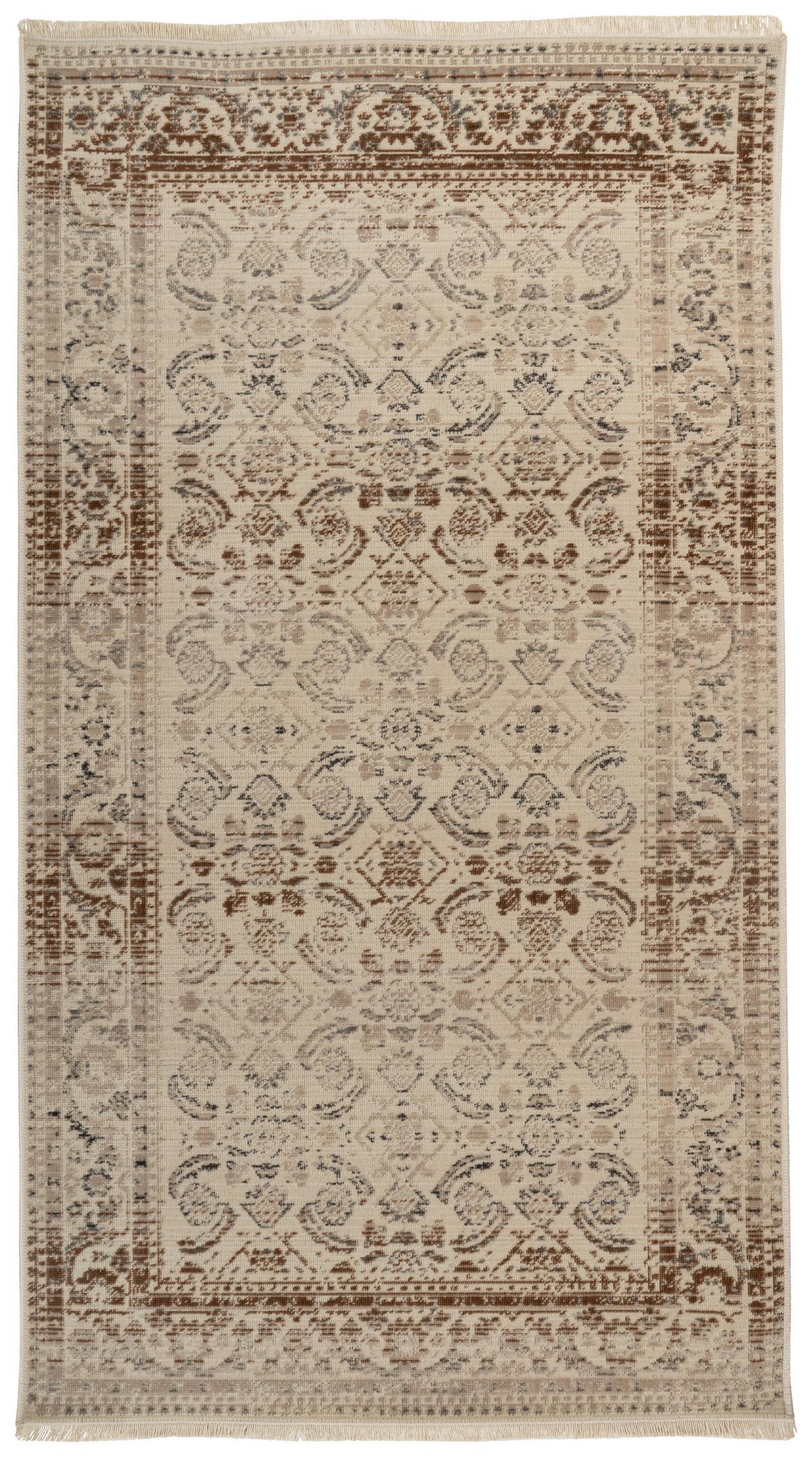 Orientteppich Charu 600 - Beige, KONVENTIONELL, Textil (80/150cm)