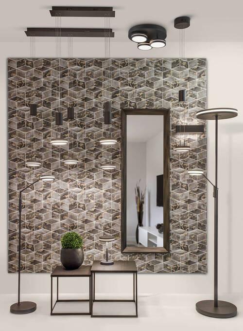 Led-wandleuchte 225172942 Concha - Anthrazit, KONVENTIONELL, Kunststoff/Metall (8/28/4,5cm) - Trio Leuchten