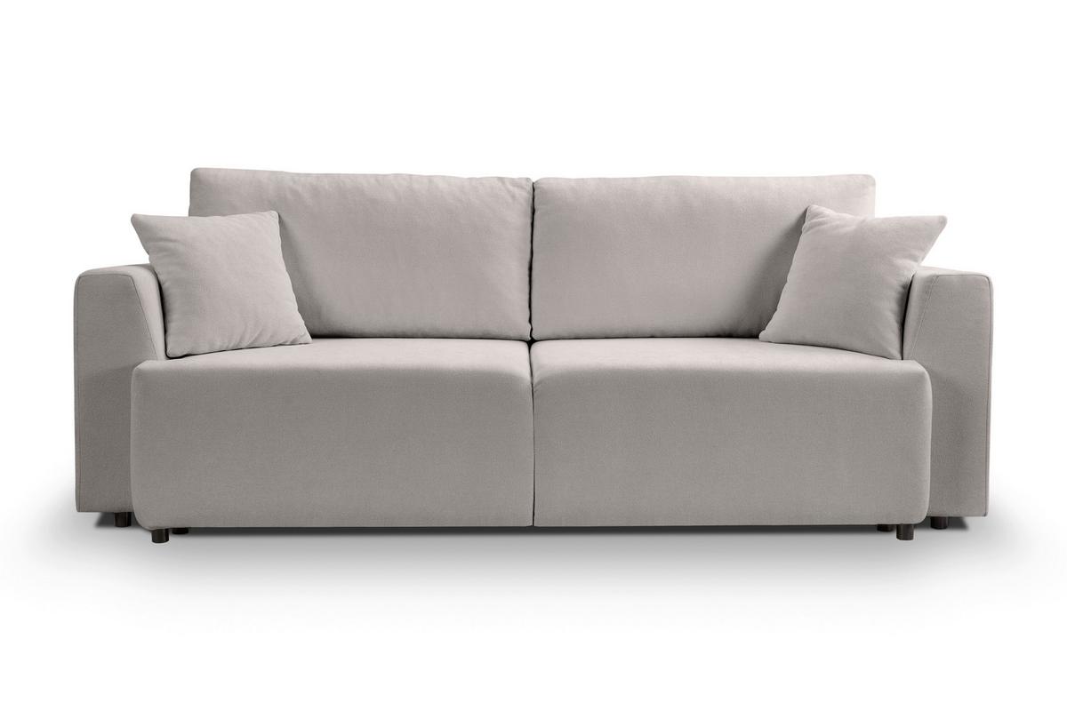 Schlafsofa Point Hellgrau B: 250cm - Hellgrau/Schwarz, Basics, Holz/Textil (250/95/99cm) - MID.YOU