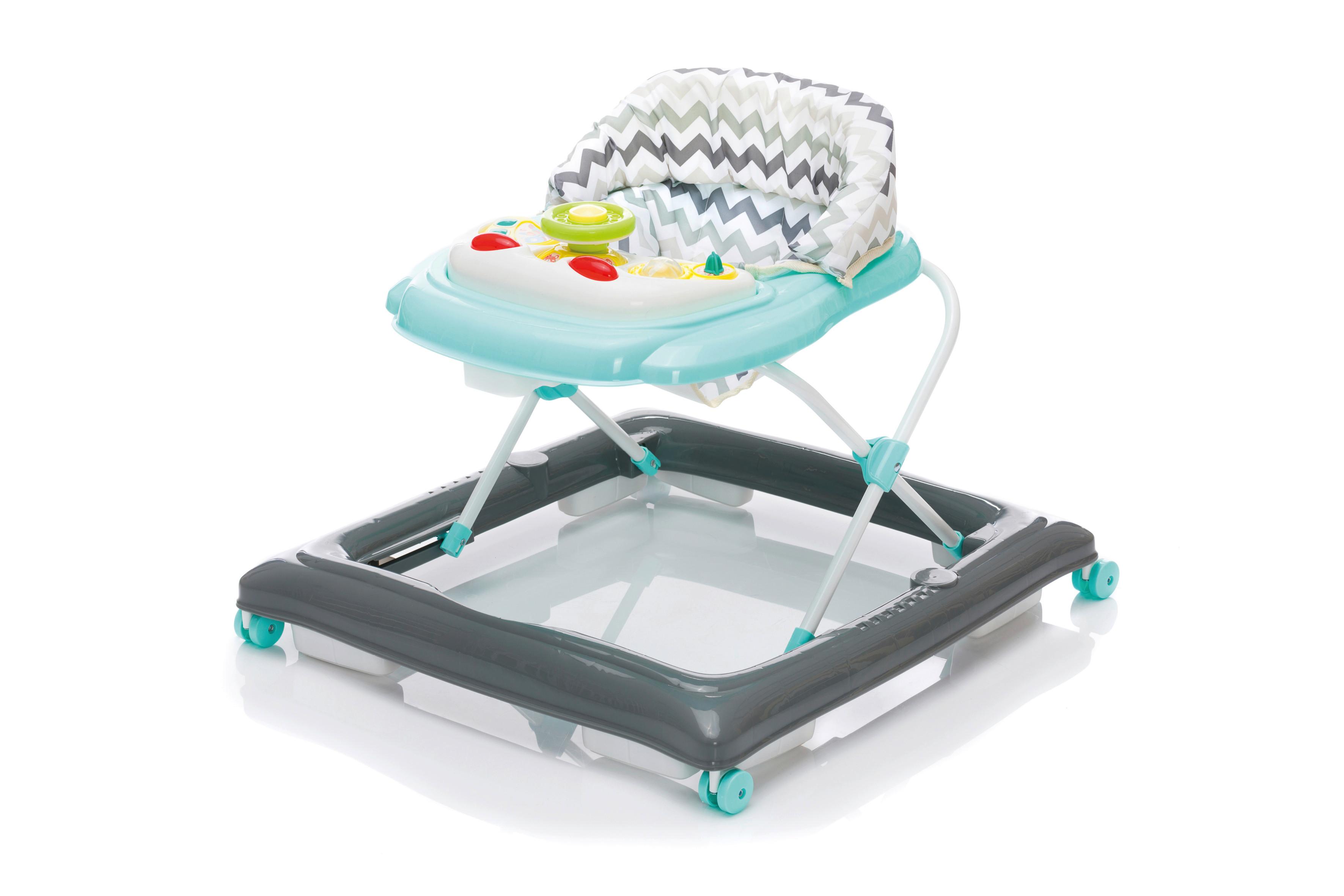 Lauflernwagen Baby Walker Space mit Einstellschraube - Mintgrün, Basics, Kunststoff (65/62/60cm) - Fillikid