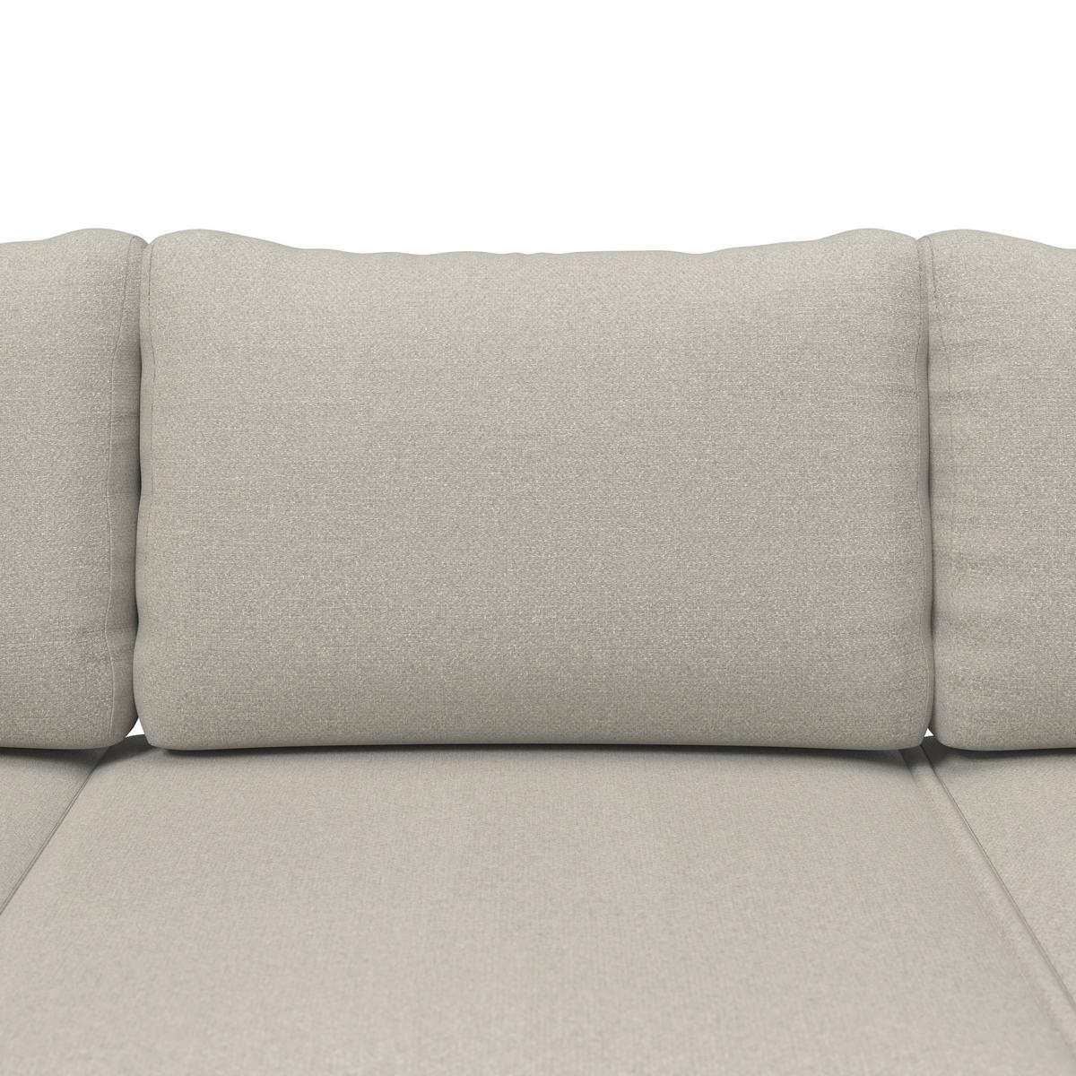 Loungegarnitur Austin - Beige/Braun, MODERN, Kunststoff/Textil (255/326cm) - Beldano