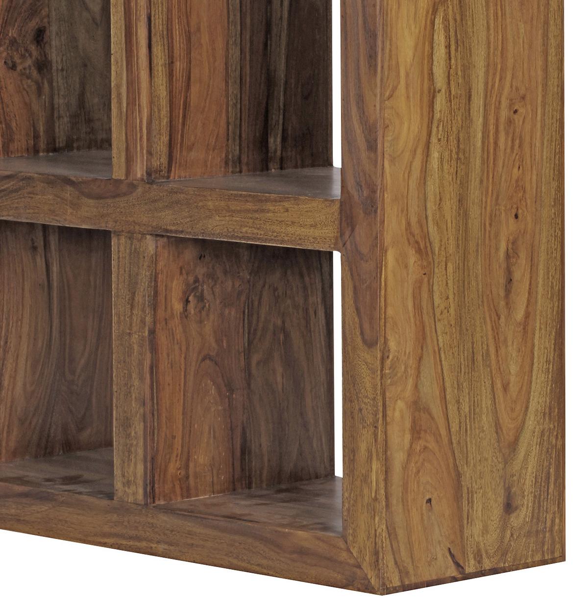 Standregal Massivholz Mumbai B 82cm, Sheesham - Sheeshamfarben, MODERN, Holz (82/82/34cm) - MID.YOU