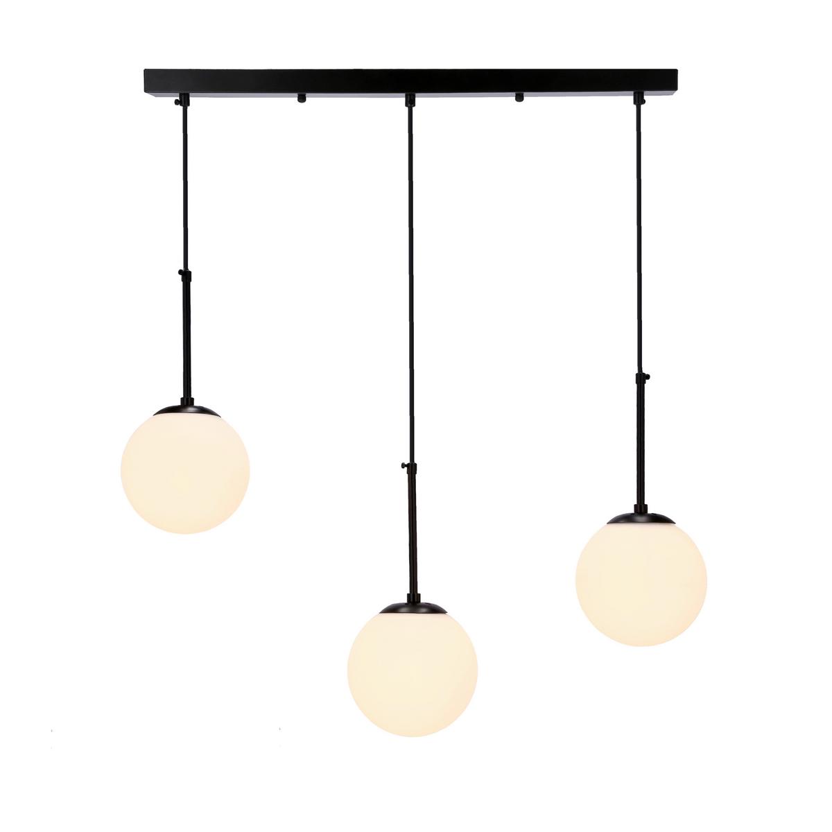 Hängeleuchte 33-09609 Pompei - Schwarz/Weiß, Basics, Metall (67/15/150cm)