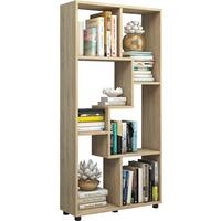 Regál Blina dekor dub sonoma - černá/Sonoma dub, Basics, kompozitní dřevo/plast (60/119/20cm) - MID.YOU