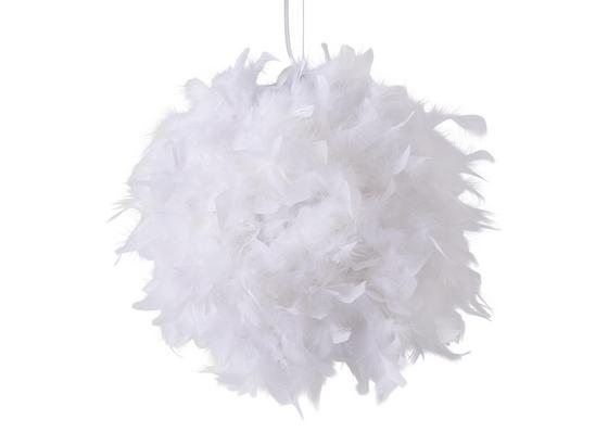 Závesná Lampa Larissa - biela, Romantický / Vidiecky, kov (30/110cm) - Modern Living Závesná Lampa Larissa - biela, Romantický / Vidiecky, kov (30/110cm) - Modern Living