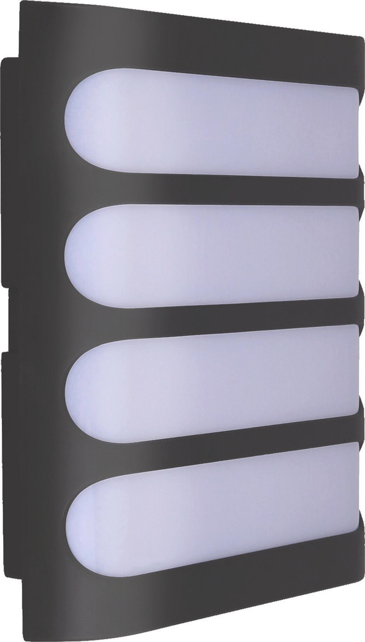 Kültéri Falilámpa Austin 31650 - sötétszürke/fehér, Basics, műanyag (27,5/10,5/6cm)