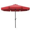 Sonnenschirm Orlando BxHxT: 270x250x270 cm Rot - Anthrazit/Rot, Basics, Textil/Metall (270/250/270cm) - Schneider