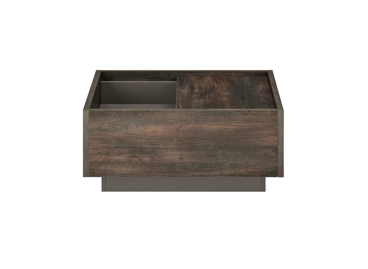 Couchtisch Largo Anthrazit/Eichefarben B: 75 cm - Eichefarben/Anthrazit, Design, Holzwerkstoff (75/33/75cm) - MID.YOU