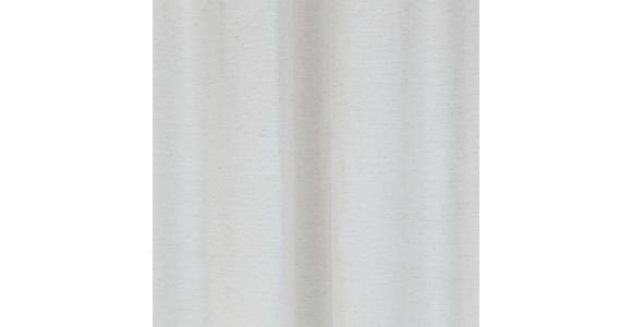 Vorhang Mit Schlaufen Und Band Lena 135x255 Cm Offwhite - Naturfarben, MODERN, Textil (135/255cm) - Luca Bessoni