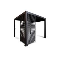 Bočná stena pavilónu MIRADOR ZUBEHÖR ANTHRAZIT - antracitová, Modern, kov (123,5/240/10cm) - Gardenson