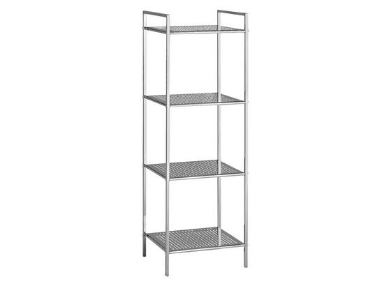 Badezimmerregal Unicon - Chromfarben, MODERN, Metall (38/112/30cm) Badezimmerregal Unicon - Chromfarben, MODERN, Metall (38/112/30cm)
