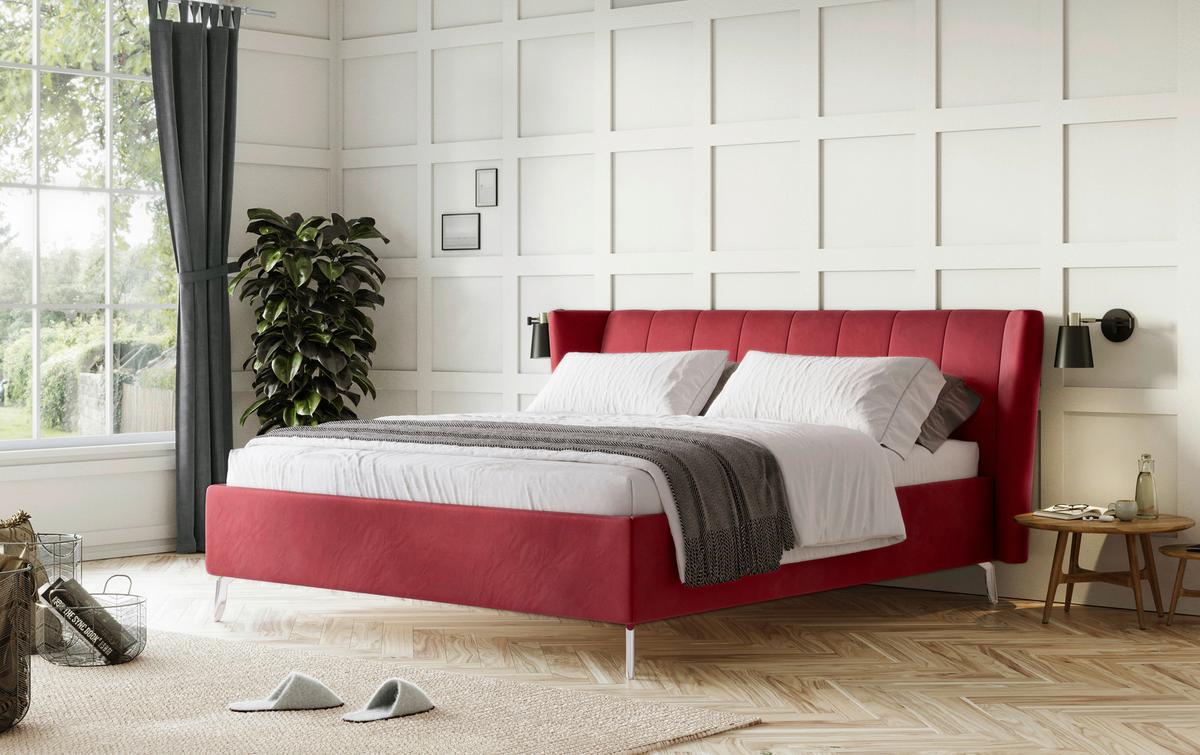 Kárpitozott Ágy Toscana Iii 160/200 Cm - Modern, textil/fém (160/200cm)