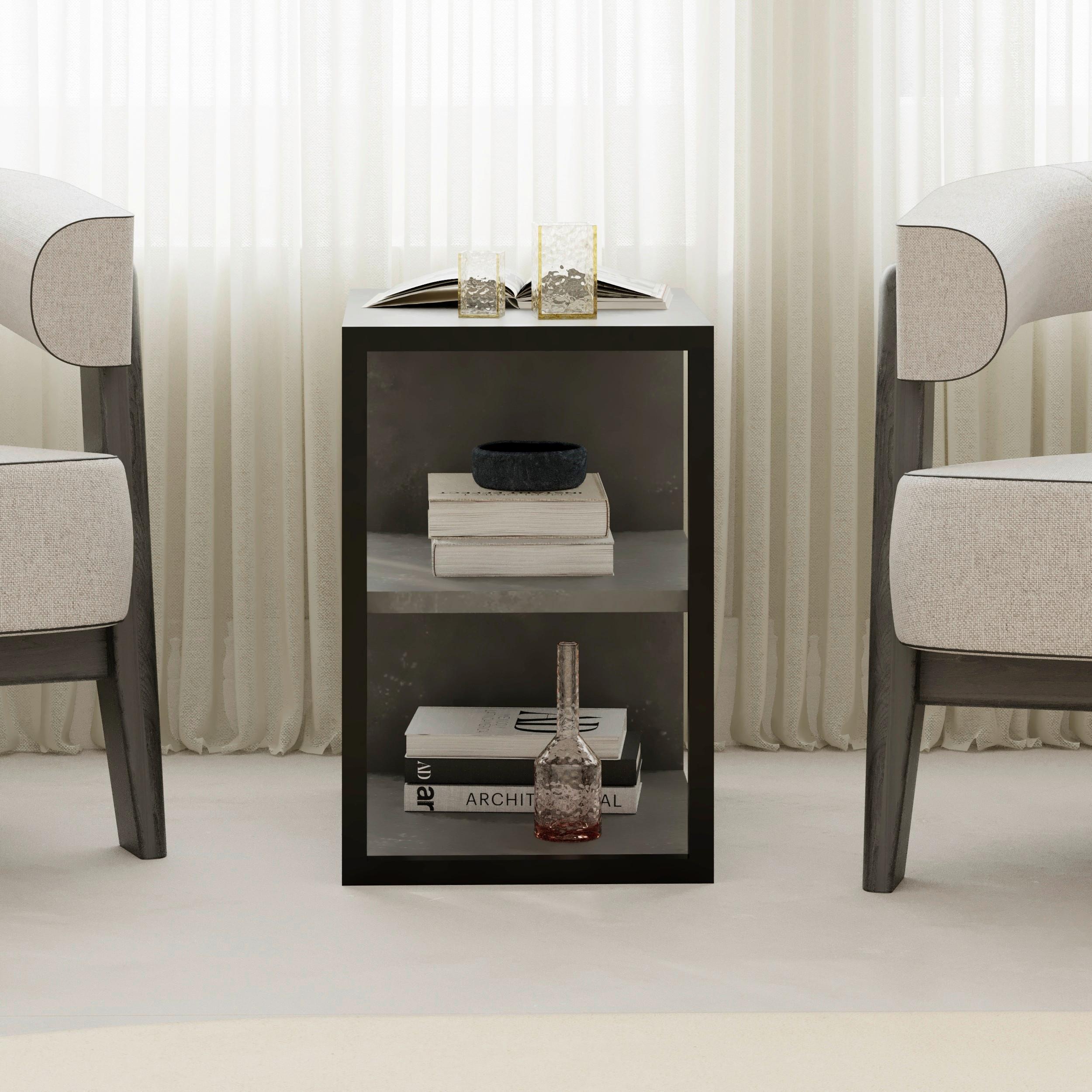 Couchtisch Echo Grau B: 30 Cm - Grau, Design, Holzwerkstoff/Metall (42/30/45cm) - Livetastic