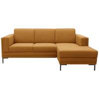 Ecksofa Looks Vii Silberfarben - Schwarz/Orange, Design, Textil (214/146cm) - LOOKS by W.Joop