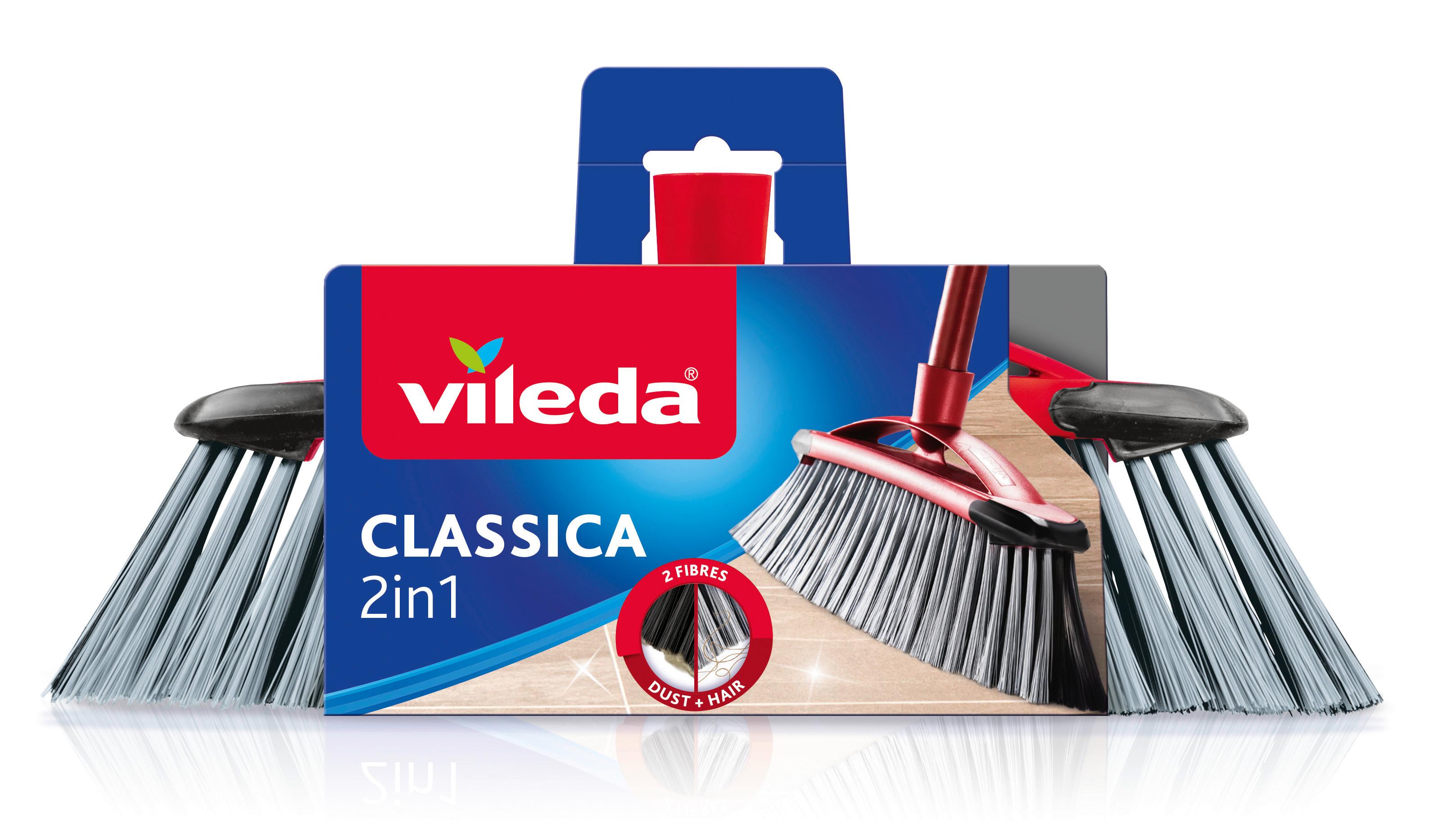 Zimmerbesen Classica, B: 32 Cm - Schwarz/Grau, Basics, Kunststoff (32/14,5/5,5cm) - Vileda
