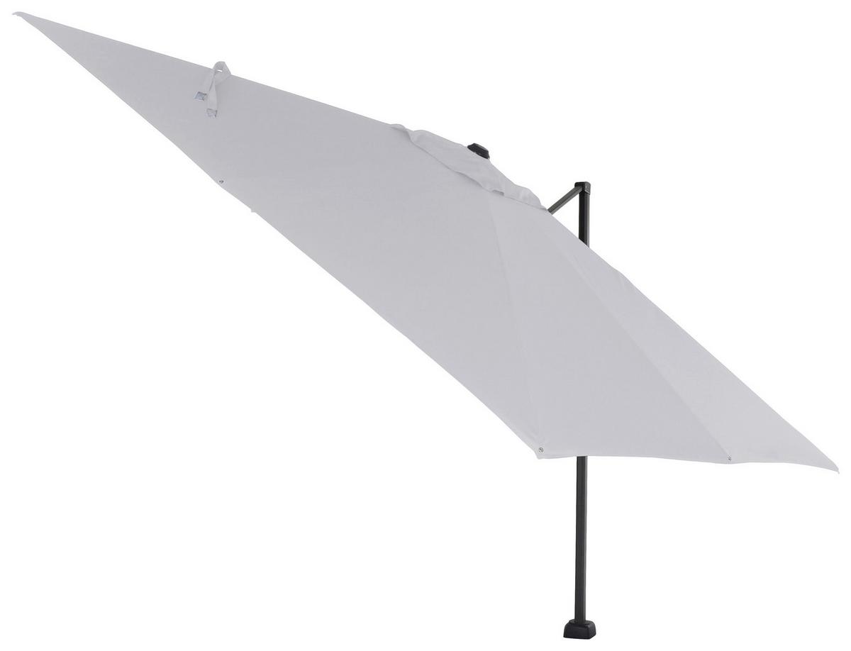 Ampelschirm Sunset N+ BxHxT 350x 252x260 cm Anthrazit/Grau - Anthrazit/Grau, KONVENTIONELL, Textil/Metall (350/260cm) - Siena Garden