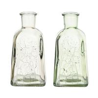 Dekor Váza Luisa - krémszínű/zöld, Konventionell, Üveg (9,2/7,2/19cm) - Luca Bessoni