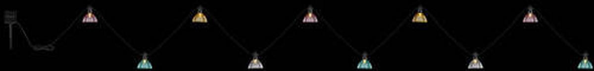 Solarleuchte 36800-10 - Klar/Pink, Basics, Kunststoff (360/8,5/10cm) - Globo