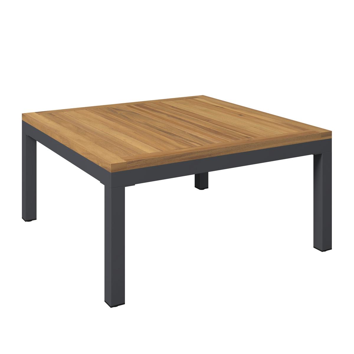 Loungegarnitur Santa Monica - Grau/Akaziefarben, MODERN, Holz/Kunststoff (152/271cm) - Beldano