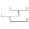 Wandregal Tibet Wandregal - Weiß, Design, Holzwerkstoff (120/67/22cm) - Livetastic