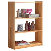 Stojací regál SIMONA přírodní - barvy smrku, Basics, dřevo (80/111/31cm) - MID.YOU