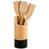 Küchenhelferset 81160 - Hellbraun/Schwarz, Basics, Holz (9/9/30cm) - Kesper