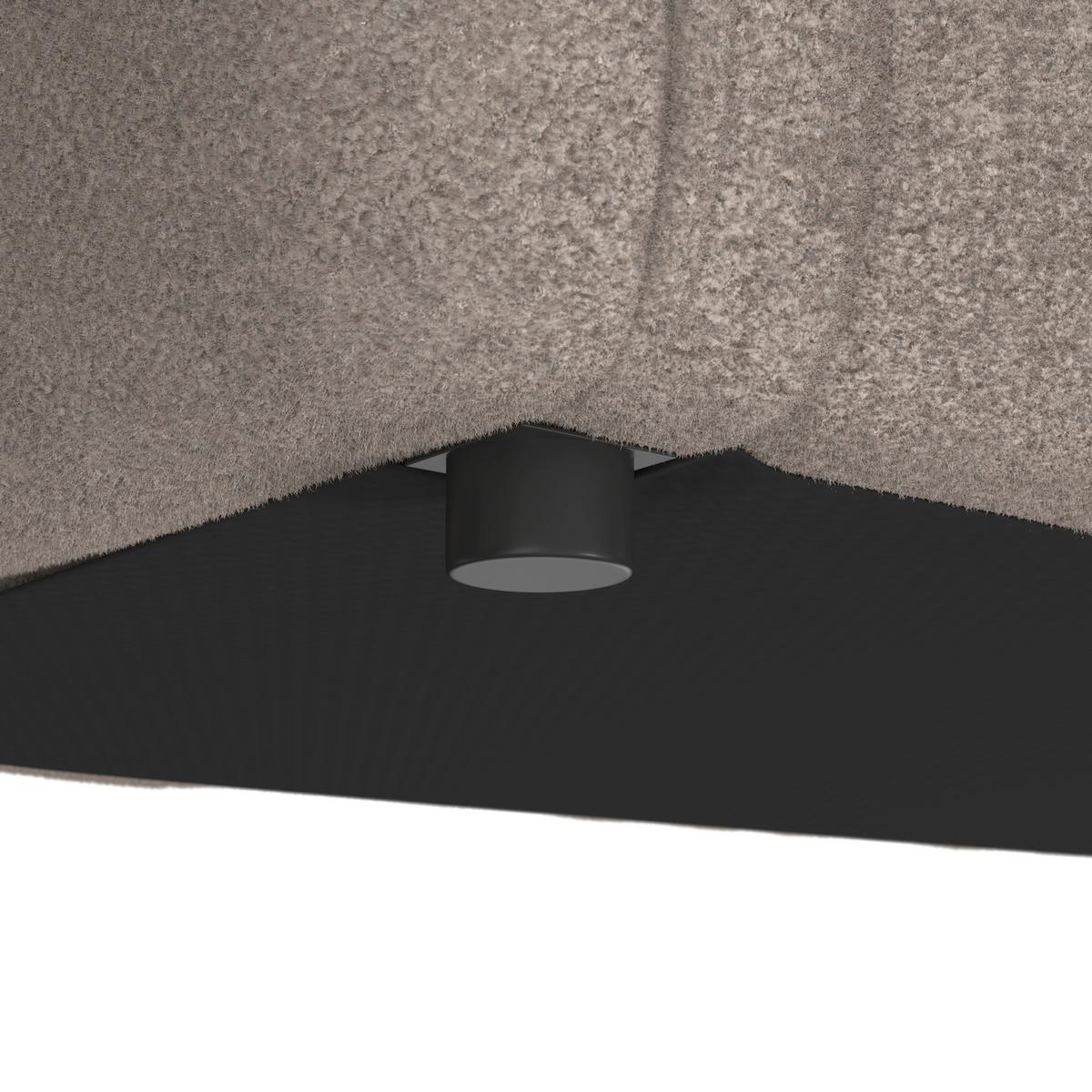 Sedacia zostava SANDRA, 3-dielna, hnedá ženilka - hnedá/čierna, Modern, drevo/textil - Bessagi Home