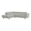 Ecksofa Savona - Hellgrau, MODERN, Textil (230/270cm) - Ondega