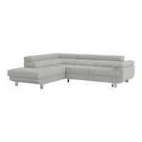 Ecksofa Savona - Hellgrau, MODERN, Textil (230/270cm) - Ondega